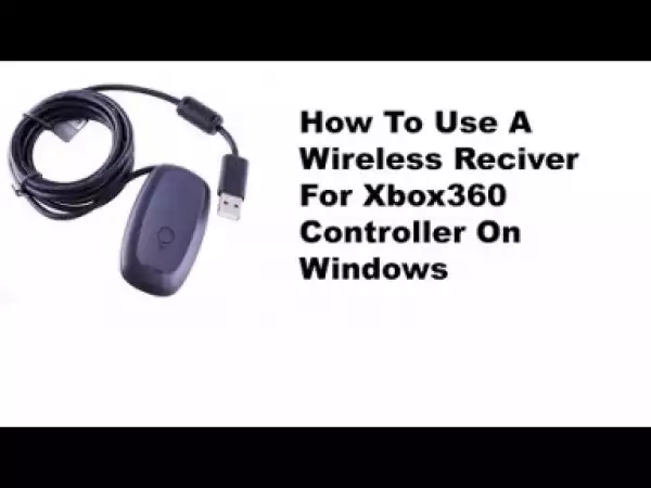Video: How To Use A Wireless Reciever For Xbox 360 Controler On Windows